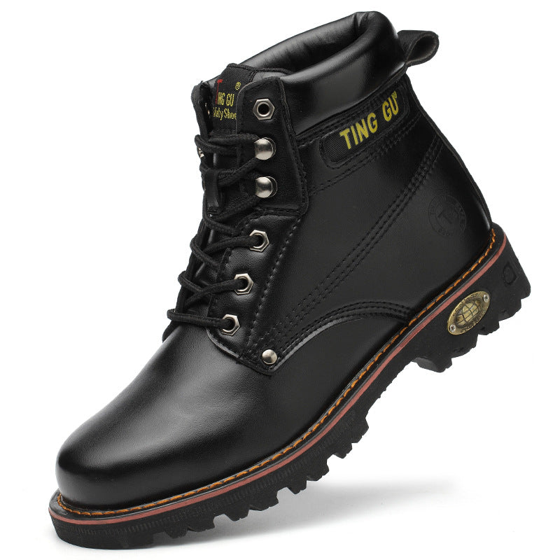 High-cut Work Boots Yellow Tendon