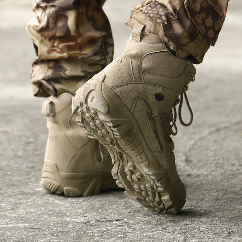 Outdoor tactical boots non-slip