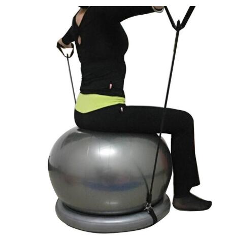Explosion-Proof Yoga Ball With Stable Fixed Base