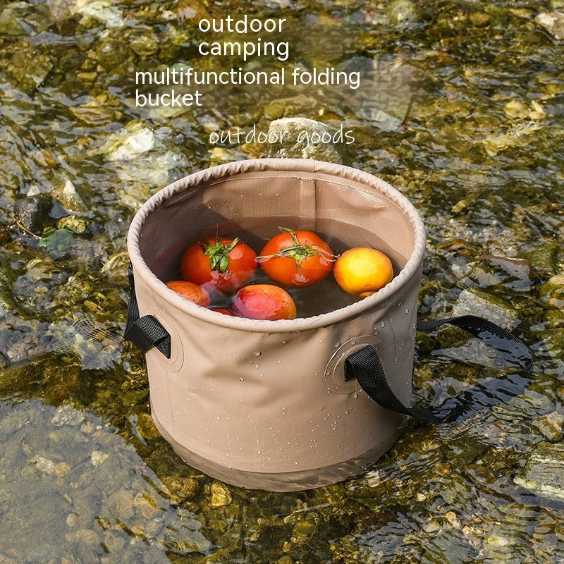 Outdoor Camping Folding Multifunctional Large-capacity Bucket