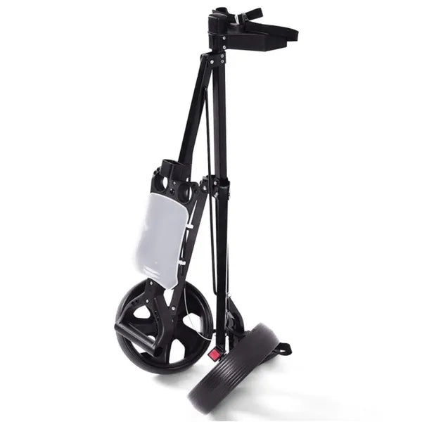 6lb Lightweight Foldable Golf Push Cart With Steel Frame