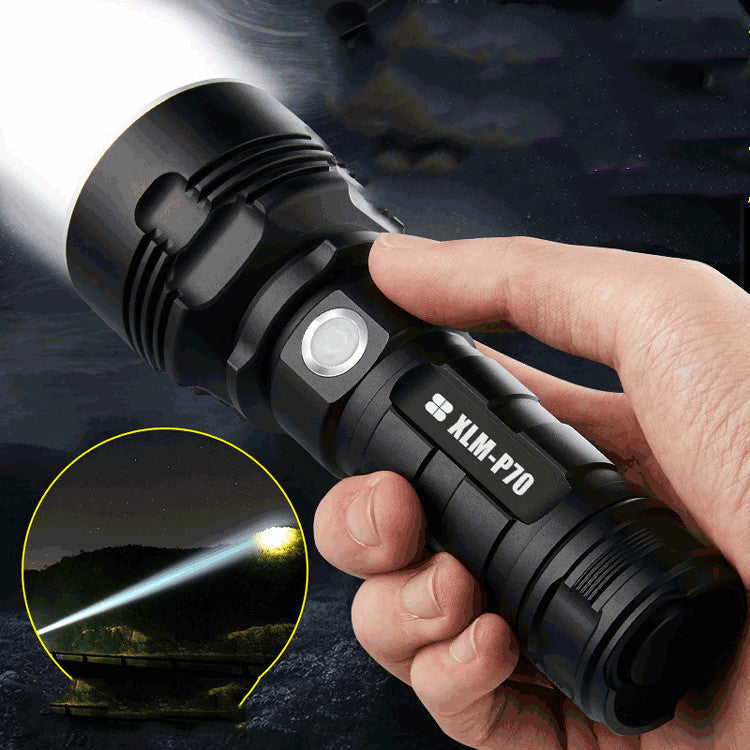 Strong Light Flashlight Rechargeable Ultra-Bright