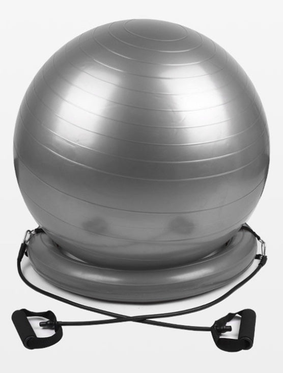 Explosion-Proof Yoga Ball With Stable Fixed Base