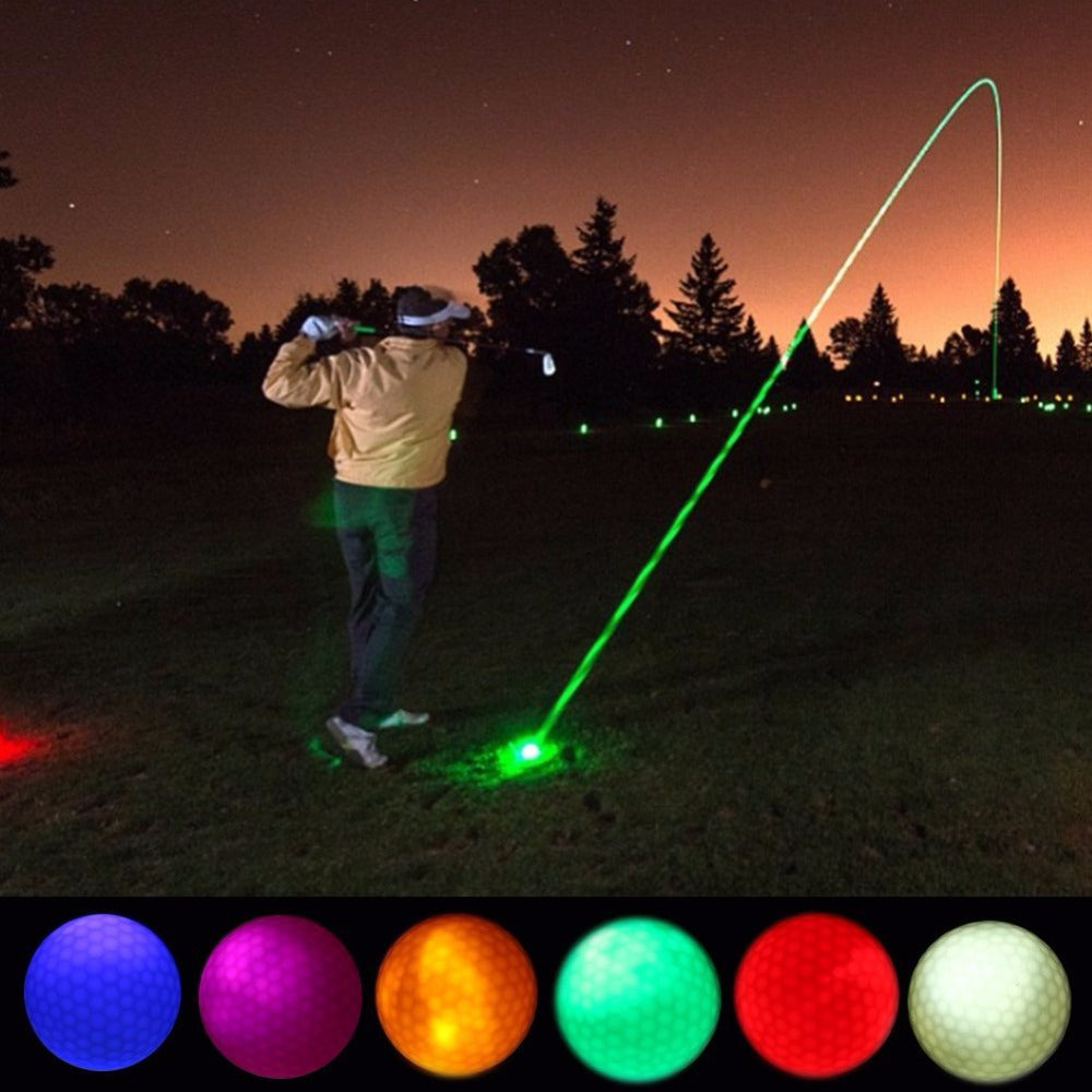 LED Flashing Golf Ball For Night Practice