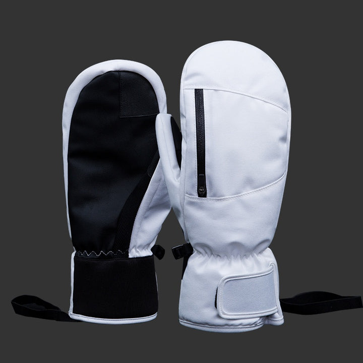 Snowboard Waterproof Touch Screen Inner Five Finger Warm Gloves