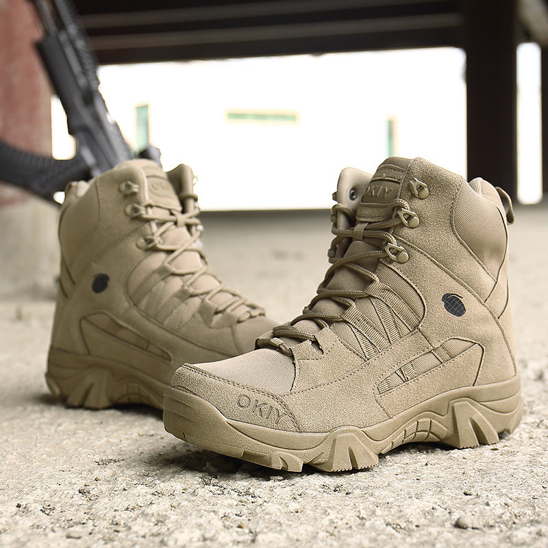 Outdoor tactical boots non-slip