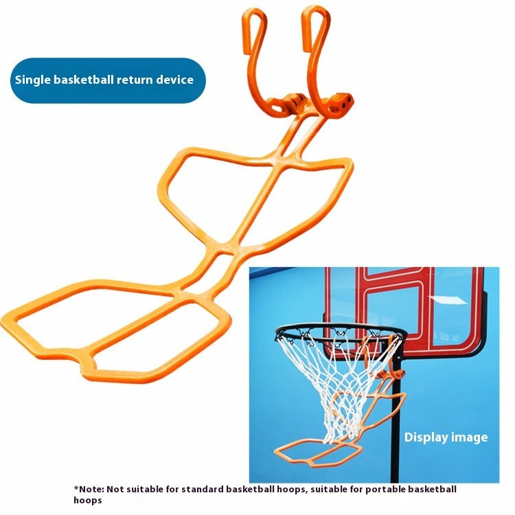 Outdoor Basketball Hoop with Ball Return Training Aid