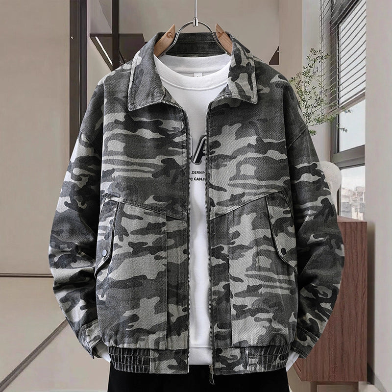 American Casual Polo Collar Jacket
