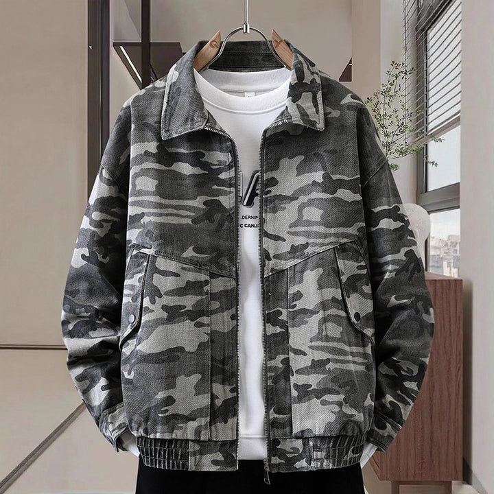 American Casual Polo Collar Jacket