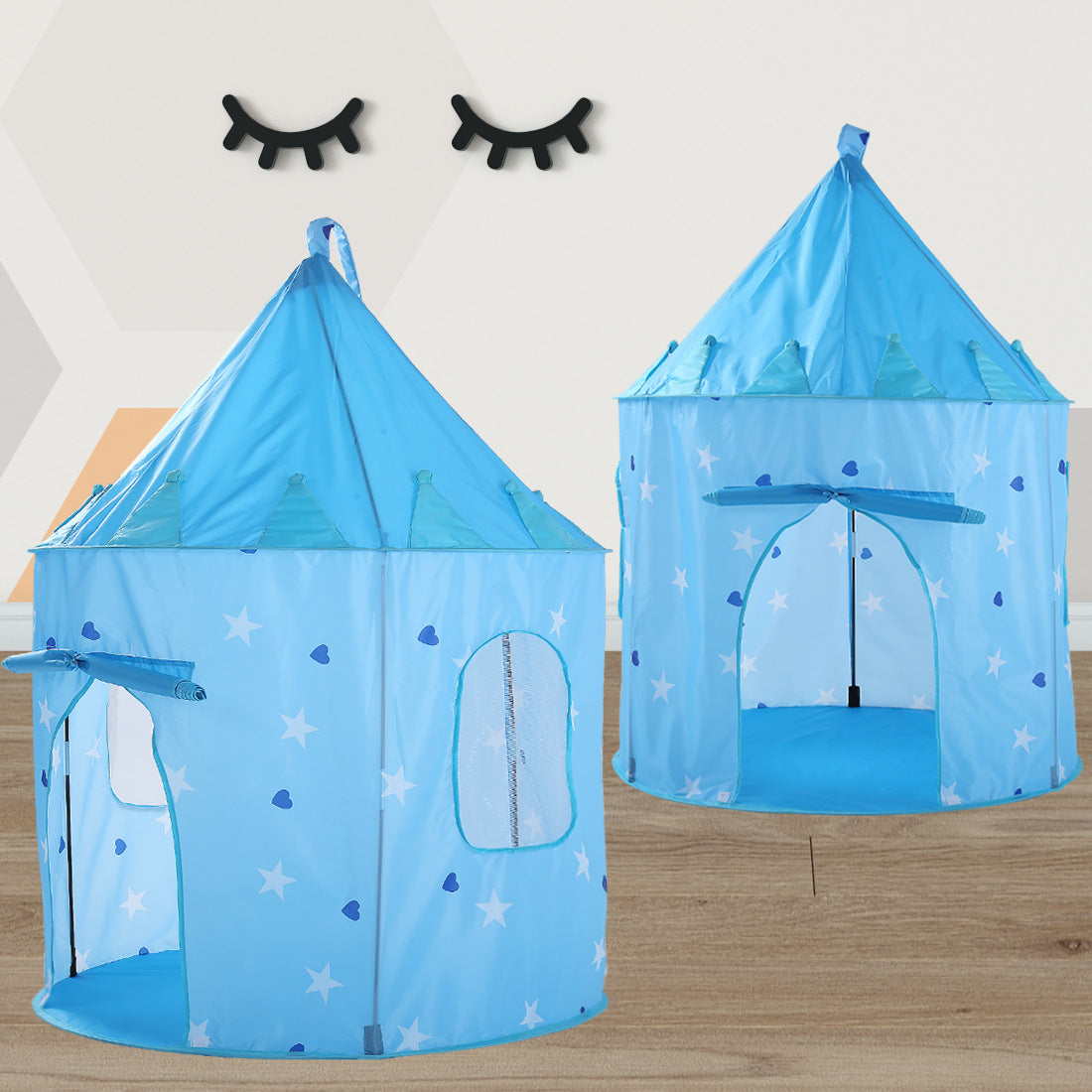 Kids Play Tent With Mosquito Net And Ball Pool Fence