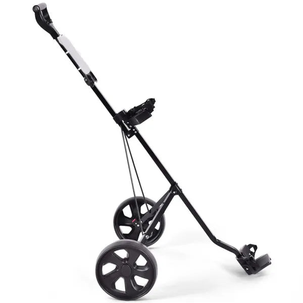 6lb Lightweight Foldable Golf Push Cart With Steel Frame