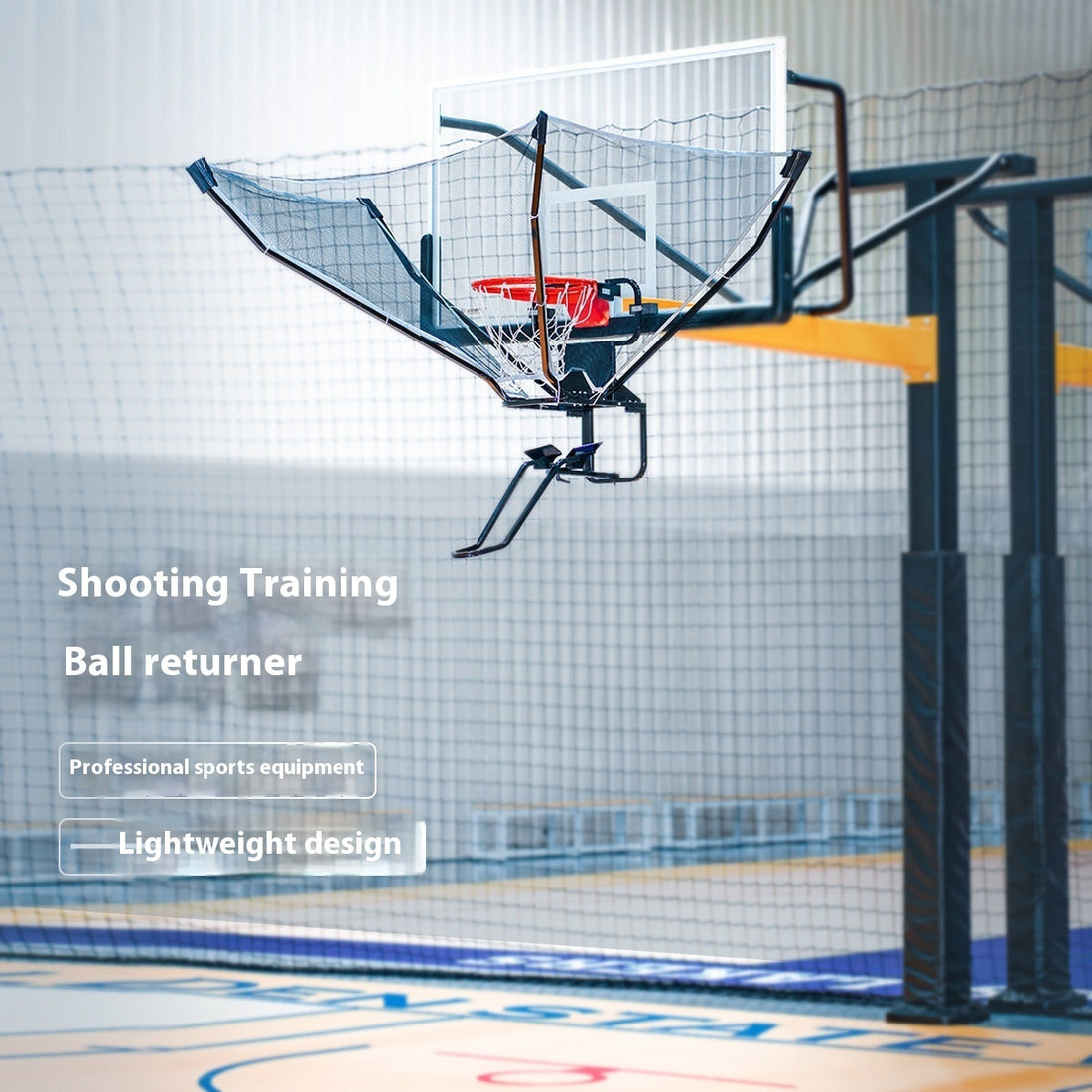 Automatic Baseball Pitching Machine With Portable Ball Return