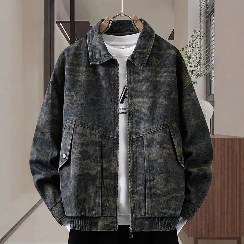 American Casual Polo Collar Jacket
