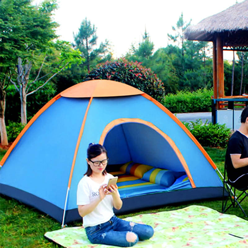 Automatic Tent Double Single Door Throw