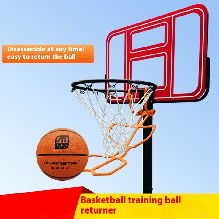 Outdoor Basketball Hoop with Ball Return Training Aid