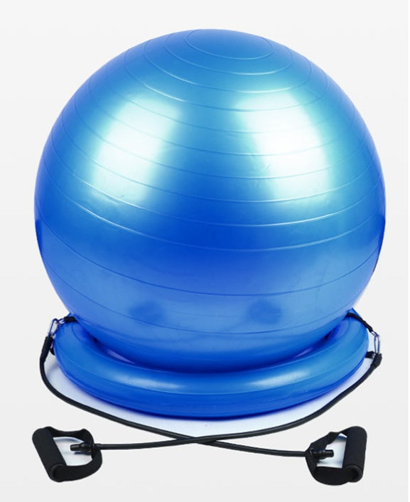 Explosion-Proof Yoga Ball With Stable Fixed Base