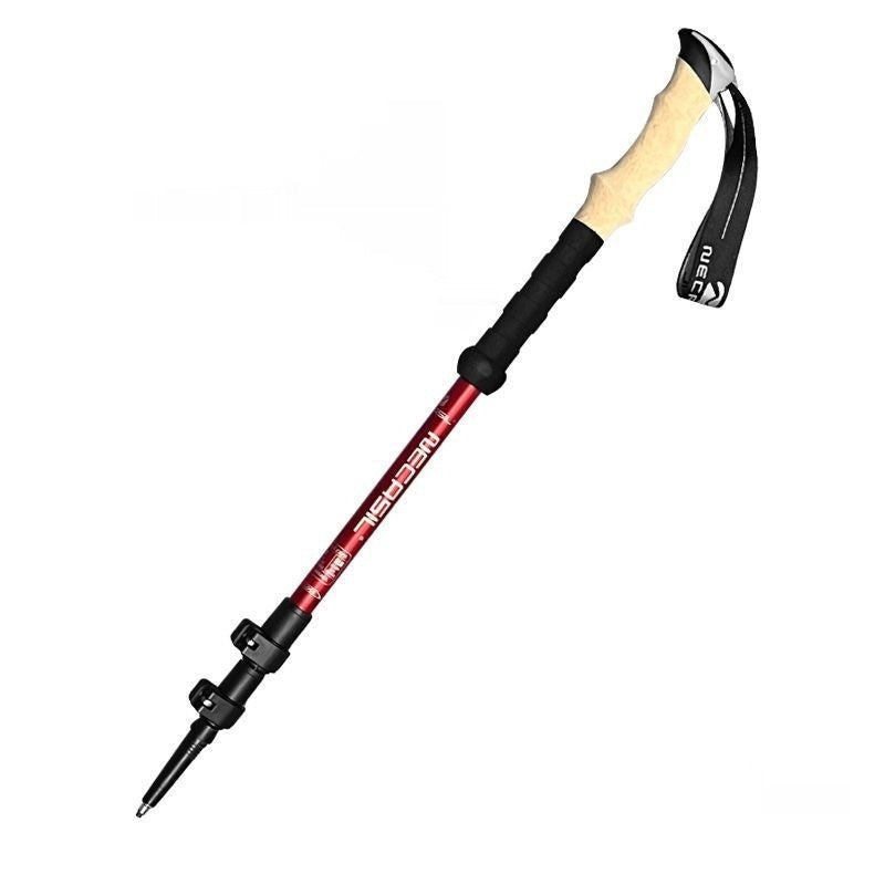 Outdoor Hiking And Telescopic 3-section Trekking Poles Unisex Hiking Poles