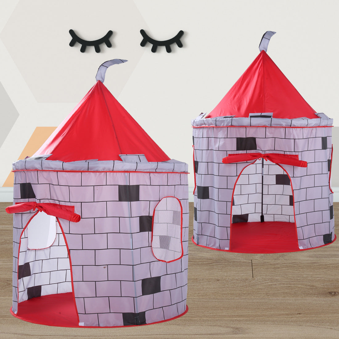 Kids Play Tent With Mosquito Net And Ball Pool Fence