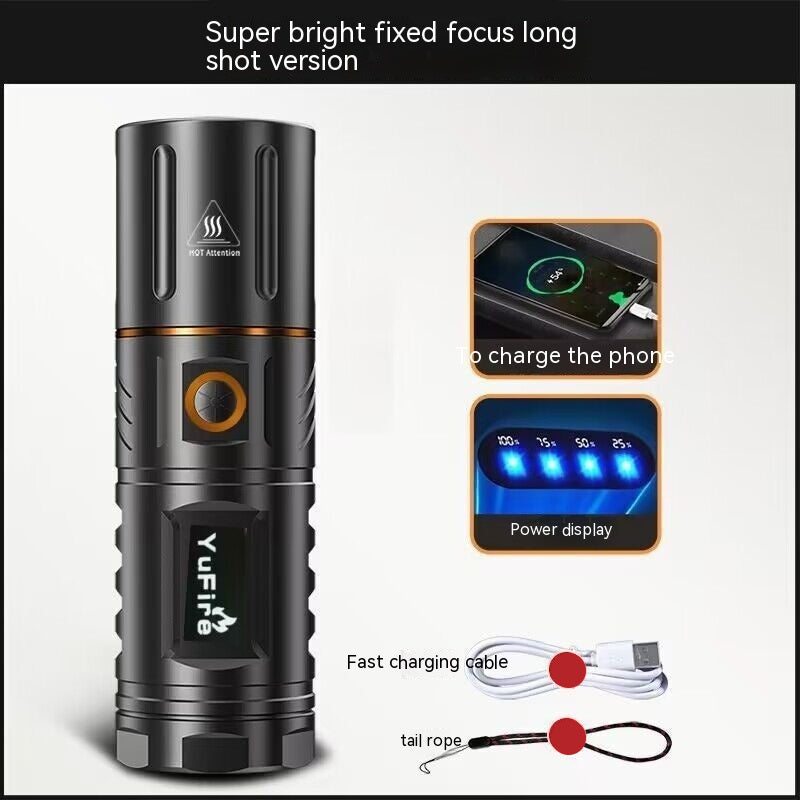 Flashlight Charging Long-range Outdoor Spotlight