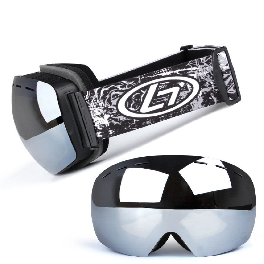 Ski Frameless Double Layer Goggles