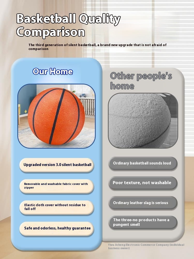 Silent Indoor Basketball for Kids and Children