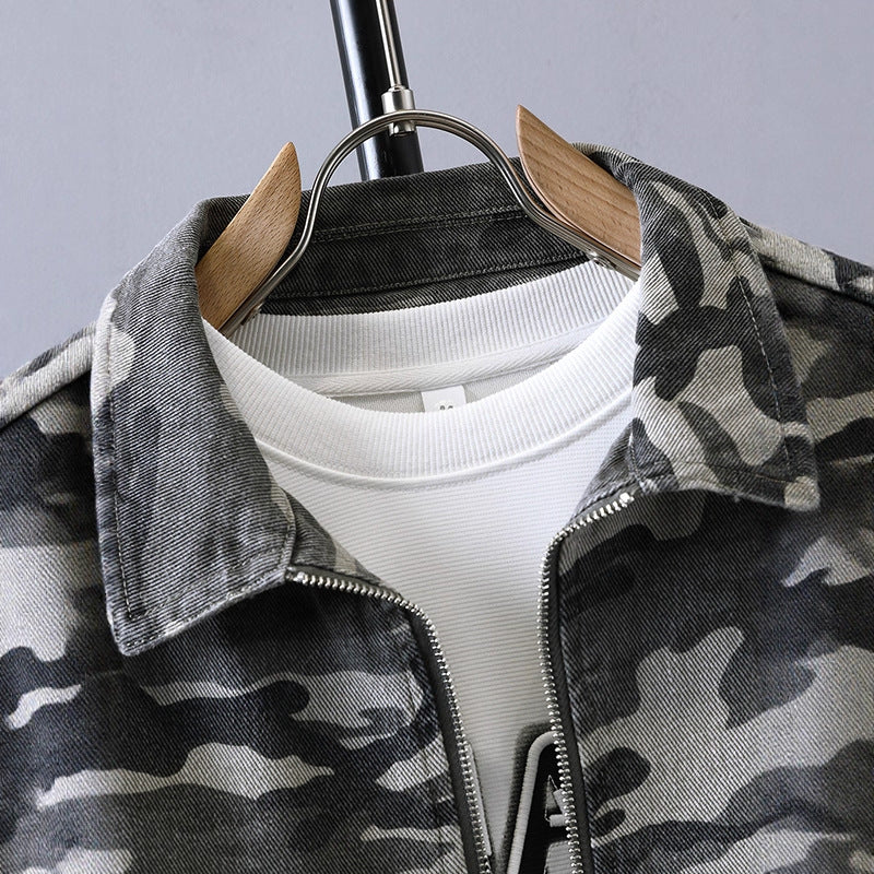 American Casual Polo Collar Jacket
