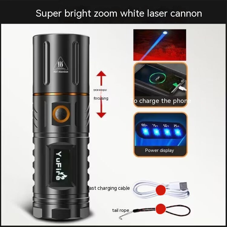 Flashlight Charging Long-range Outdoor Spotlight