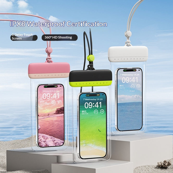Touchscreen-Enabled Waterproof Phone Pouch For Swimming And Photography