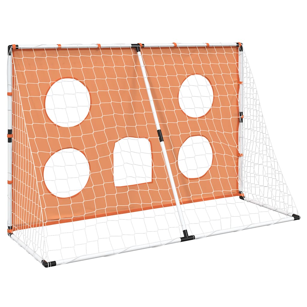 Football Goal for Children with Target Mat and Ball 182x62x118 cm