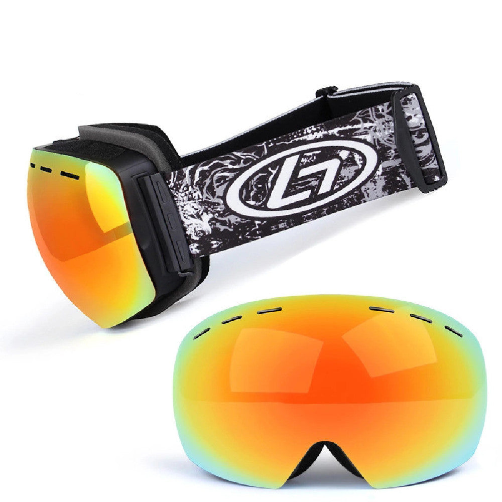 Ski Frameless Double Layer Goggles