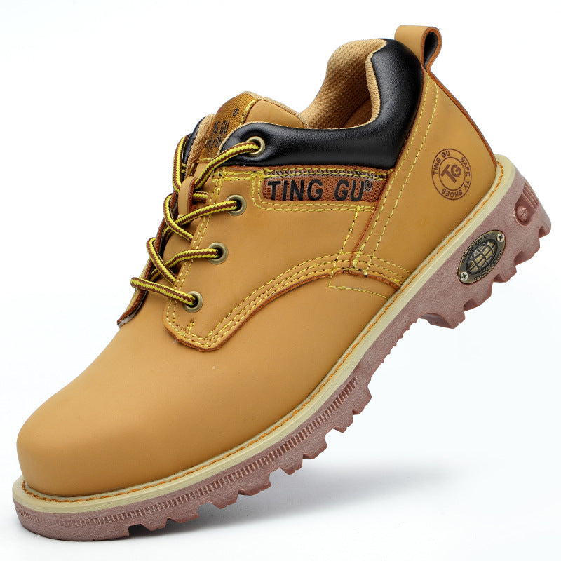 High-cut Work Boots Yellow Tendon