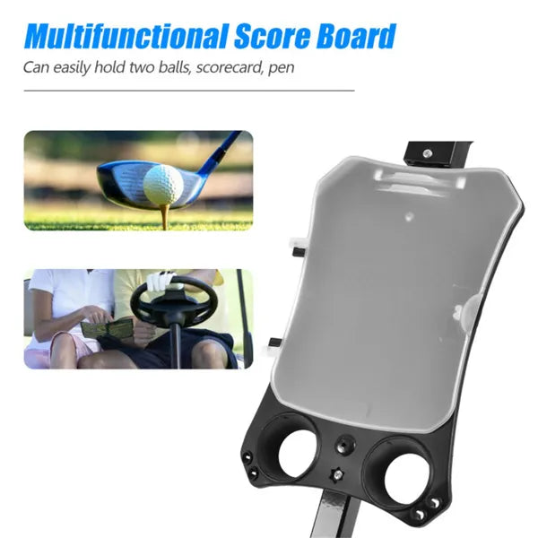 6lb Lightweight Foldable Golf Push Cart With Steel Frame