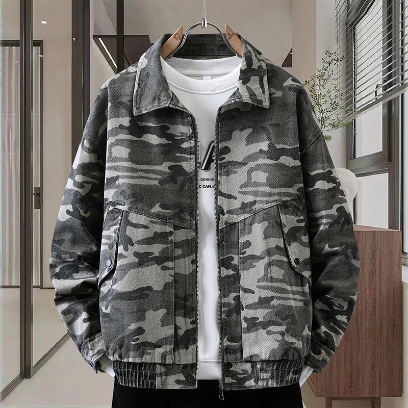 American Casual Polo Collar Jacket