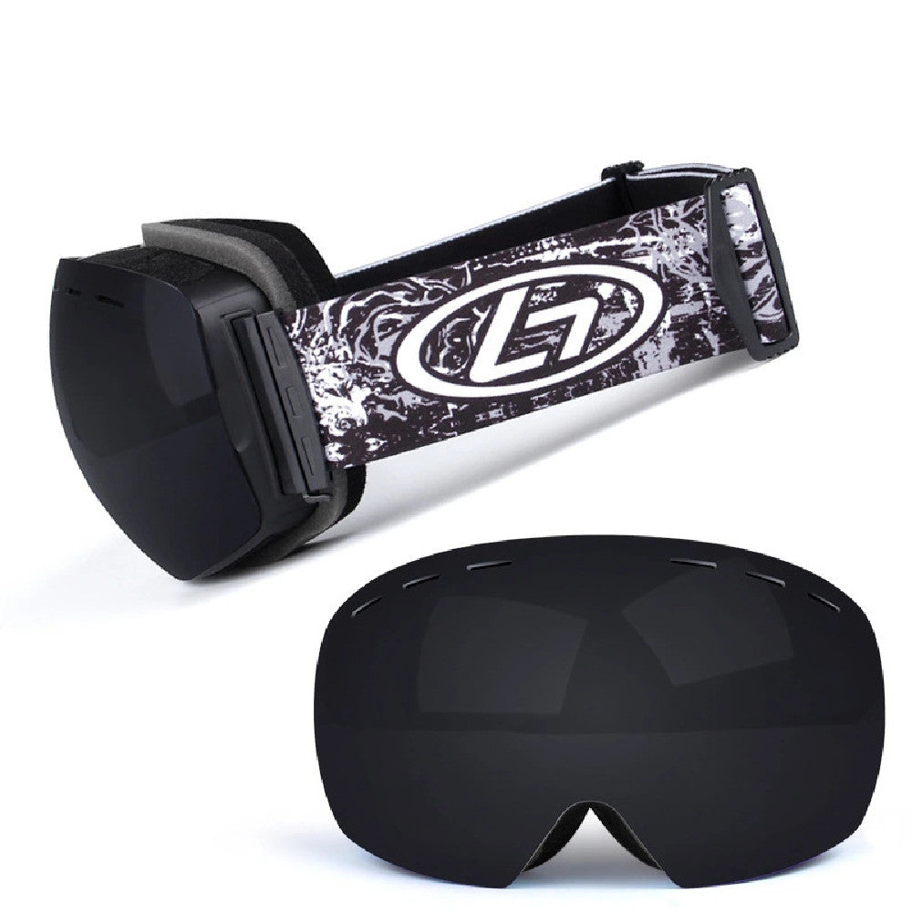 Ski Frameless Double Layer Goggles