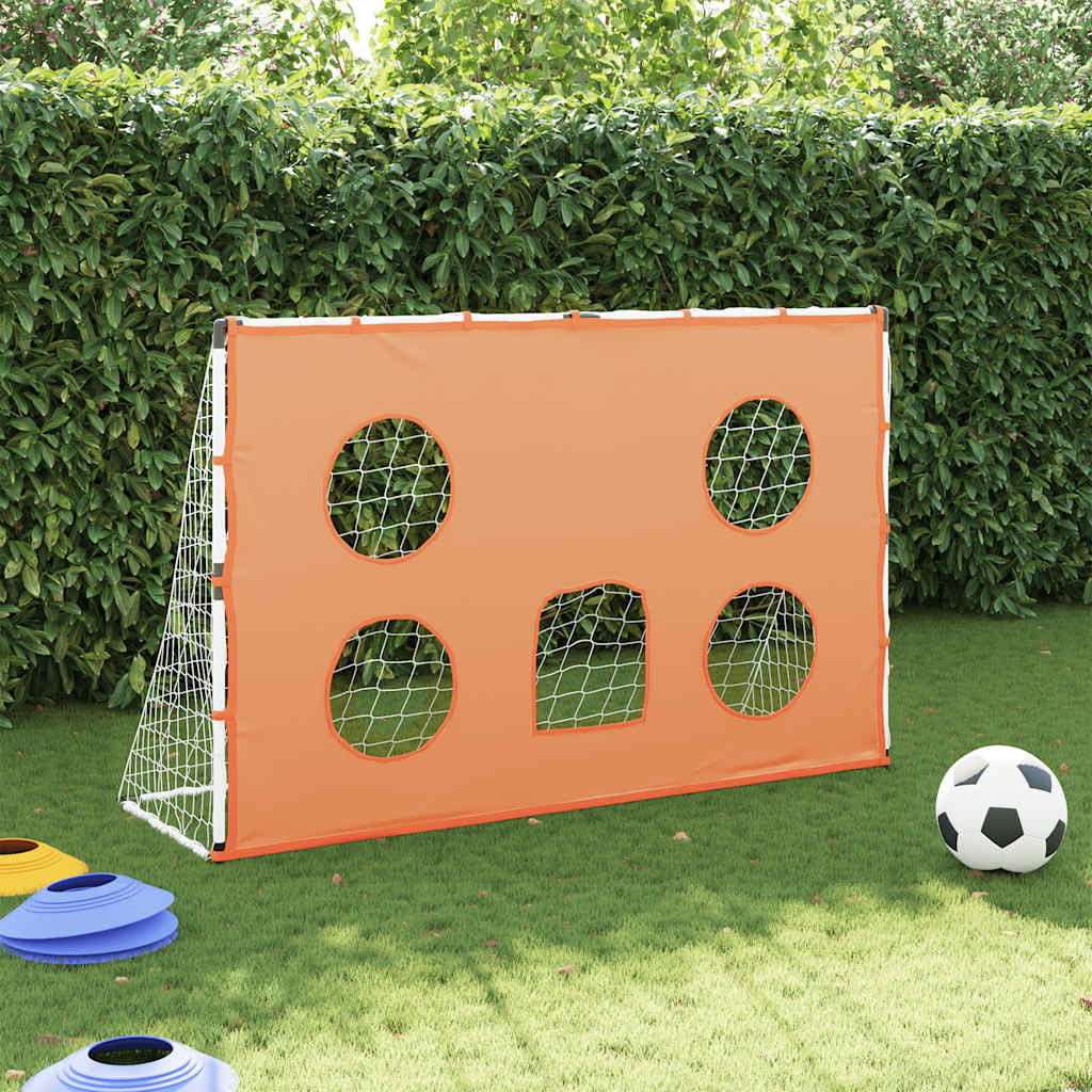 Football Goal for Children with Target Mat and Ball 182x62x118 cm