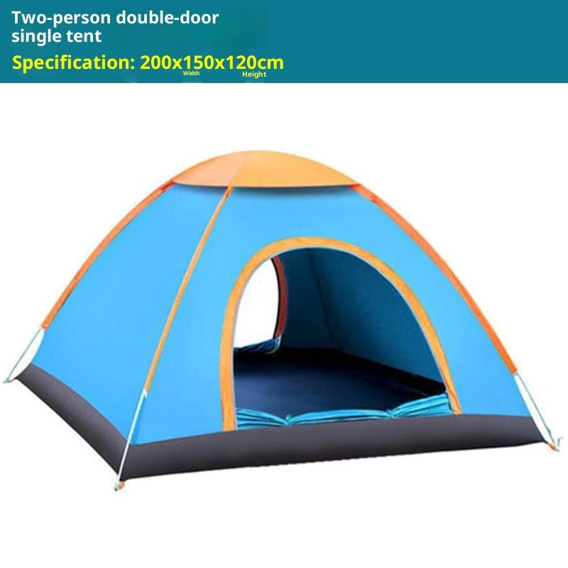 Automatic Tent Double Single Door Throw