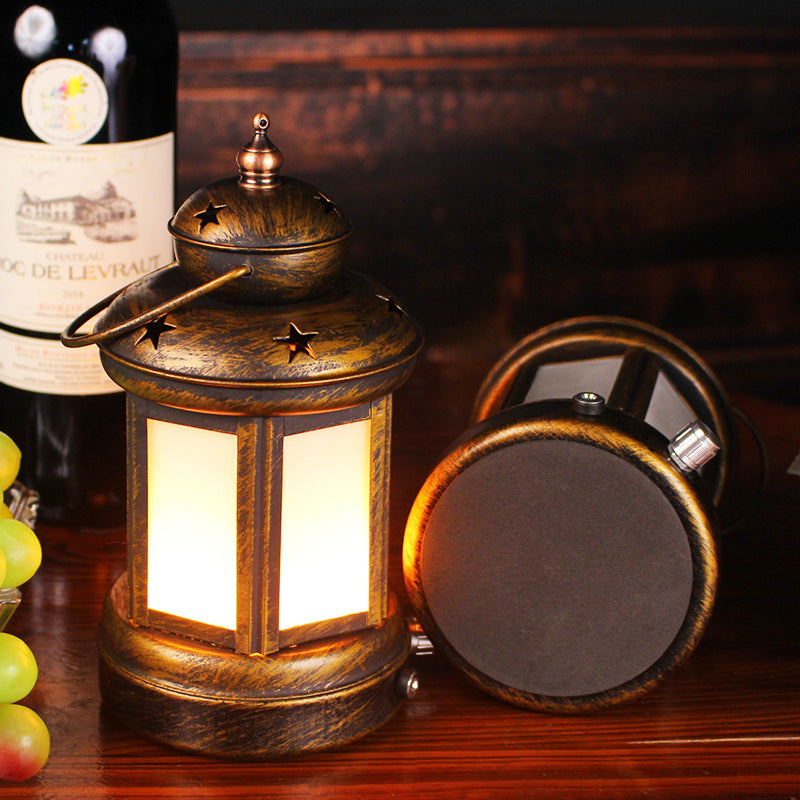 Camping Wrought Iron Kerosene Lamp