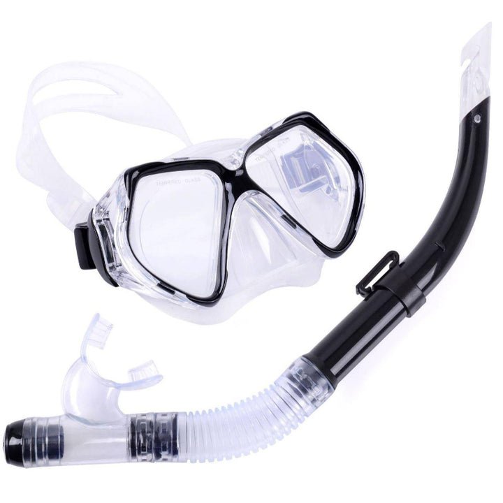 Waves Diving Mask Semi-dry Snorkel Diving And Snorkeling Equipment Set