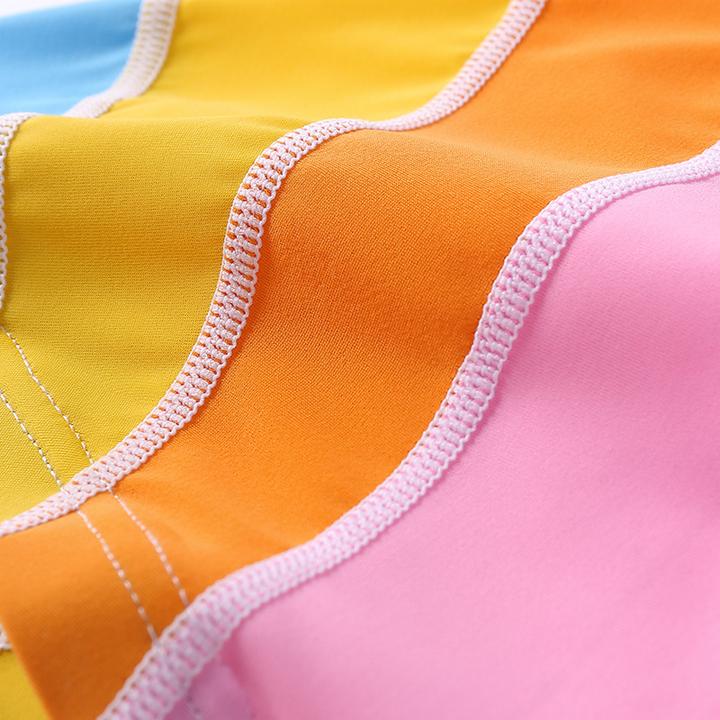 Children's Swimming Cap Solid Color Sunscreen Swimming Cap