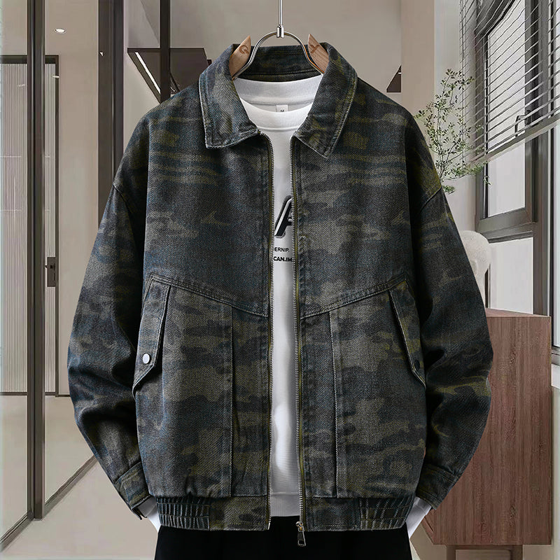 American Casual Polo Collar Jacket